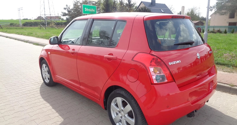 Suzuki Swift cena 11200 przebieg: 174633, rok produkcji 2009 z Wronki małe 301